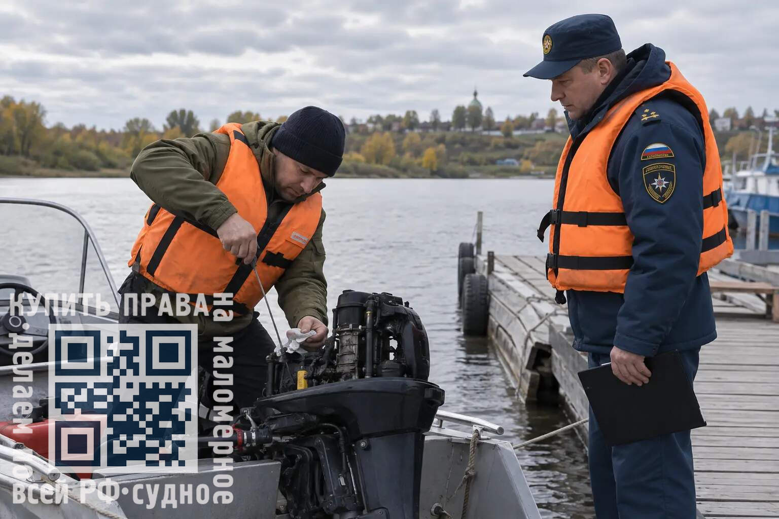 права на лодку с мотором купить